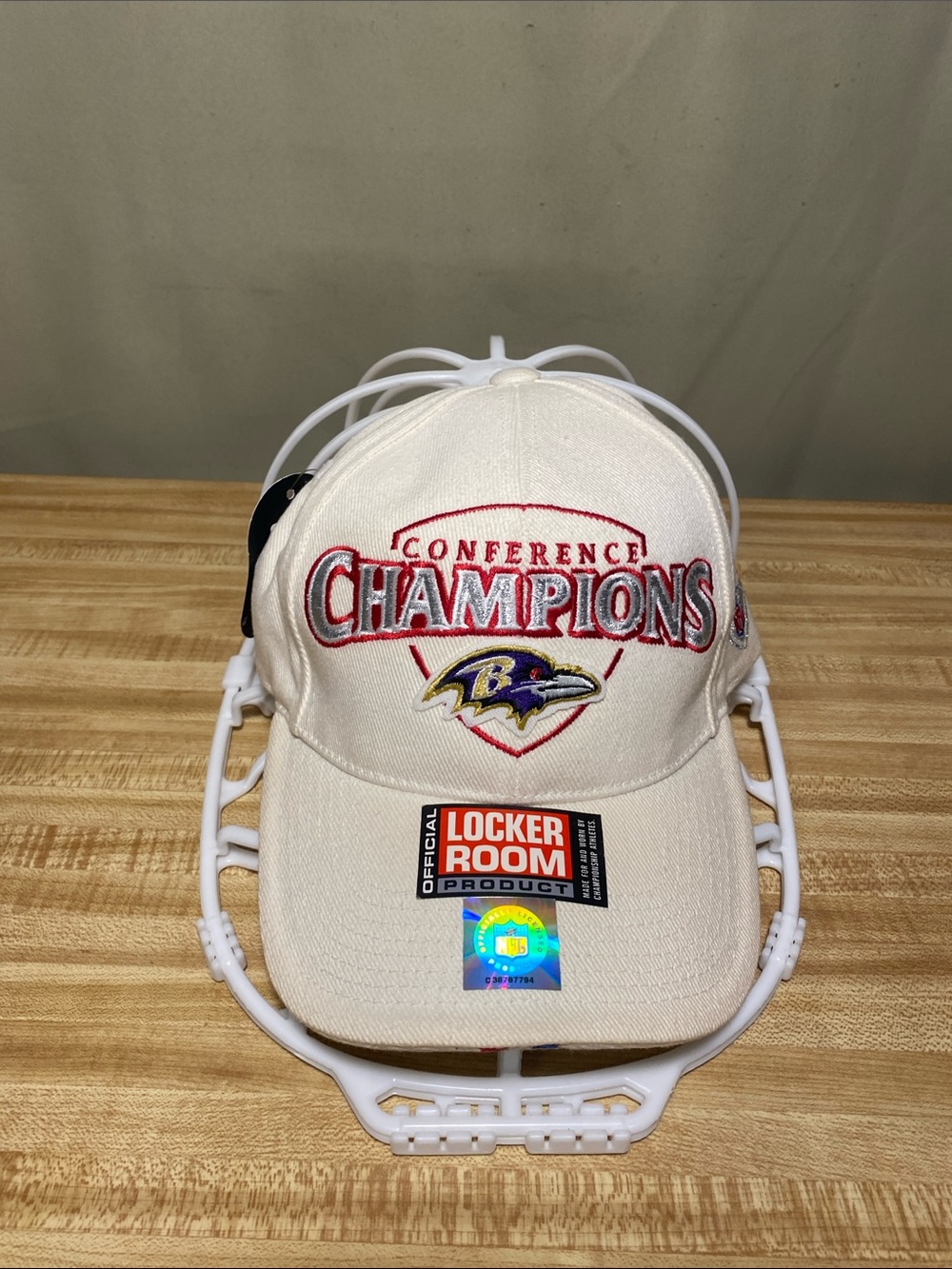 Vtg Baltimore Ravens SPL 28 2000 Season Conference Champions Super Bowl Hat O/S
